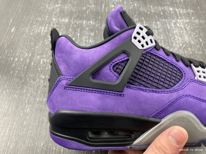 Rep Scott Purple x 4 Suede Air Travis Jordan 0630